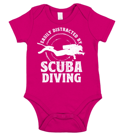 Scuba Diving Gift Underwater Lover Scuba Diver Short Sleeve Baby One-Piece