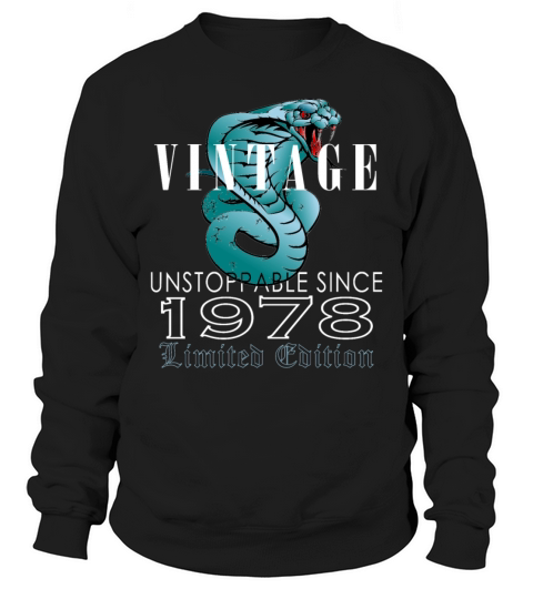 1978 Vintage Cobra 45 Years Limited Edition Sweatshirt Unisex