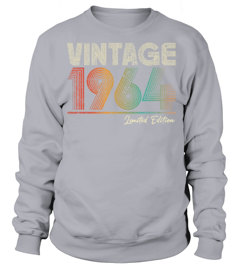 59 Years Old Vintage 1964 59th Birthday Gifts Sweatshirt Unisex