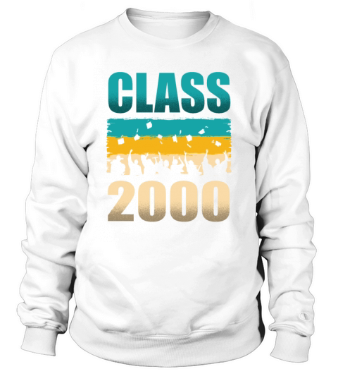 Class 2000 Decade 2000s Era Millenium Vintage Sweatshirt Unisex