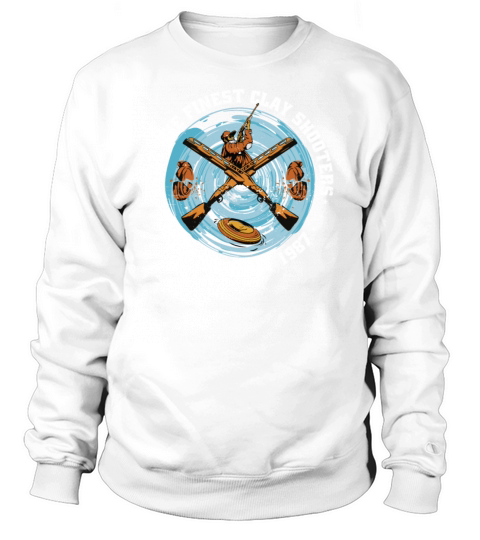 Clay Shooters Vintage 1987 birthday clay-pigeons Sweatshirt Unisex