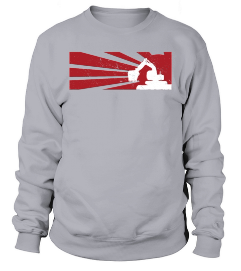 construction worker excavator operator vintage Sweatshirt Unisex