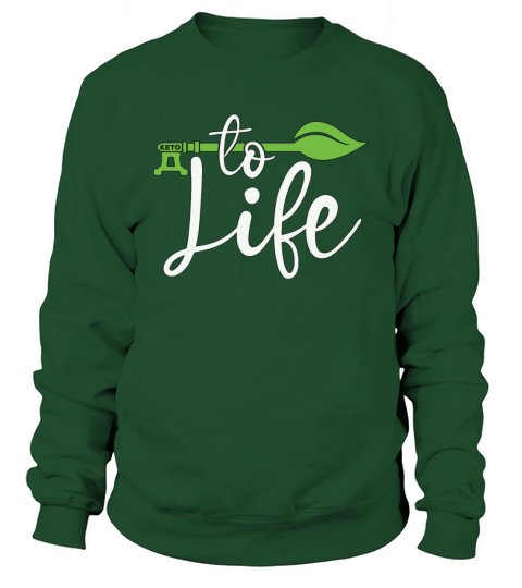 Ketogenic Diet Key To Life Healthy Food Keto Lover Sweatshirt Unisex