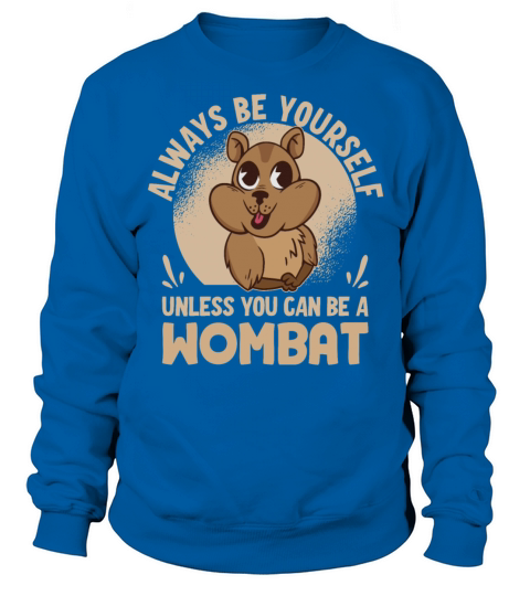 Native Australian Animal Lovers Cute Wombat Sweatshirt Unisex