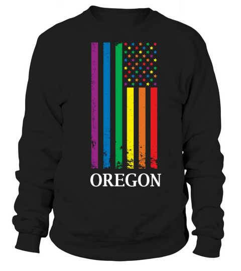 Oregon Pride Month Pride Flag LGBT Community LGBTQ Sweatshirt Unisex