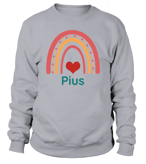 Pius Vintage Boho Rainbow Sweatshirt Unisex