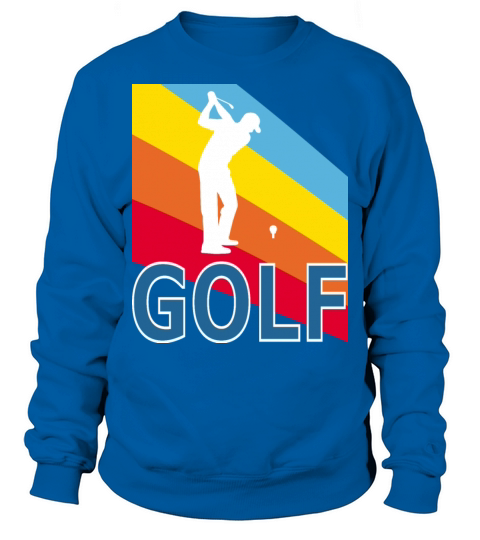 Retro Vintage Style Golf Player Sports Game Sweatshirt Unisex