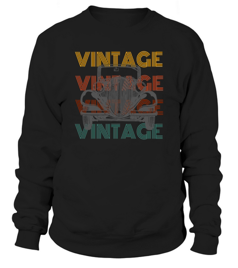 VINTAGE Car Sweatshirt Unisex