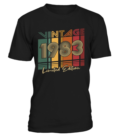 40th birthday vintage 1983 limited edition T-Shirt Unisex