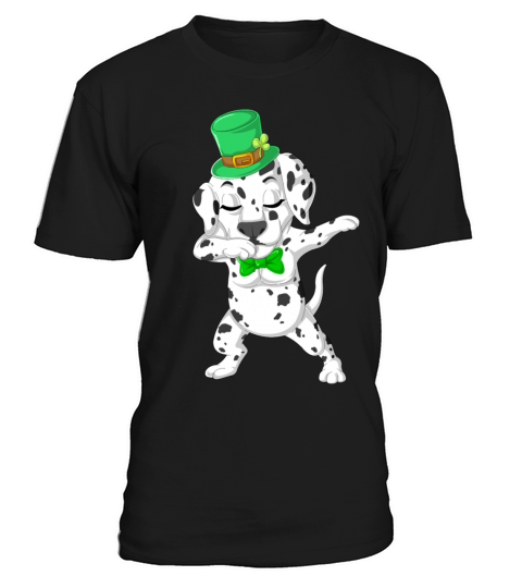 dabbing dalmatian st patricks day T-Shirt Unisex