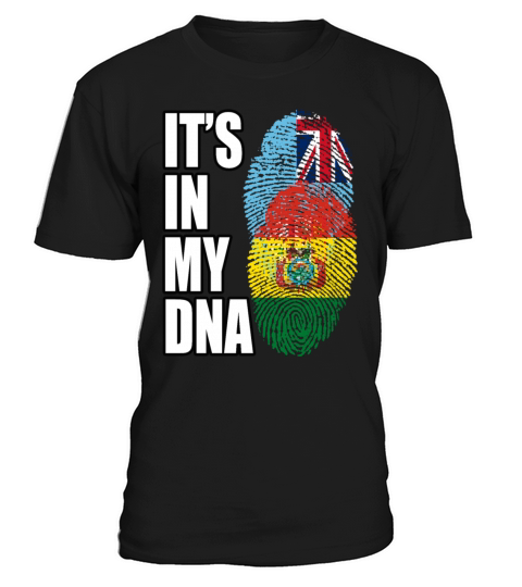 Fijian And Bolivian Mix Heritage DNA Flag T-Shirt Unisex