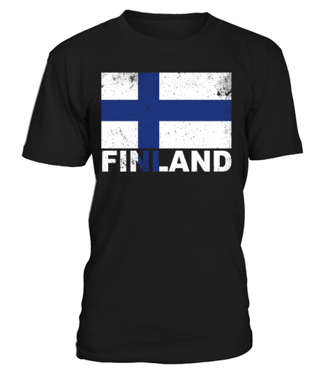 Finland Flag Vintage Finnish Nationality Origin Tr T-Shirt Unisex
