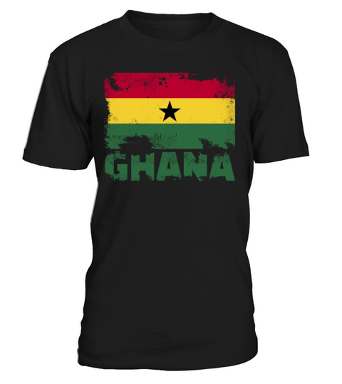Ghana Flag Vintage Distressed African Grunge Trave T-Shirt Unisex