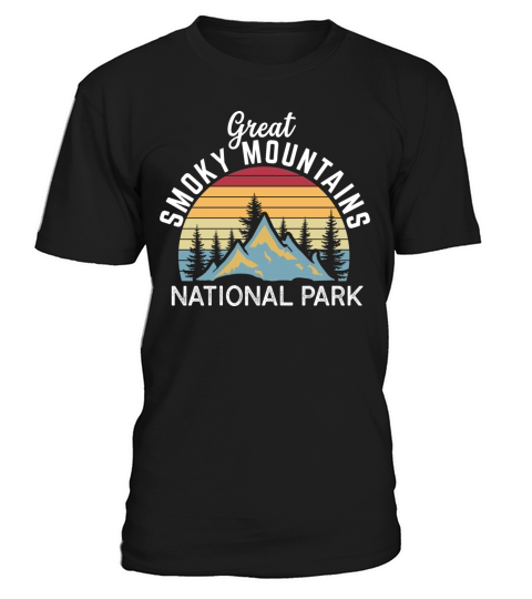 Great Smoky Mountains National Park Retro Vintage T-Shirt Unisex