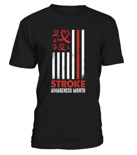 May Wear Red Stroke Awareness Month T-Shirt Unisex