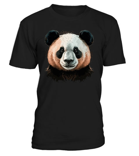 Panda Head T-Shirt Unisex