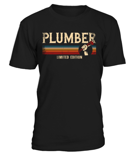 Plumbing Plumber Vintage Retro T-Shirt Unisex