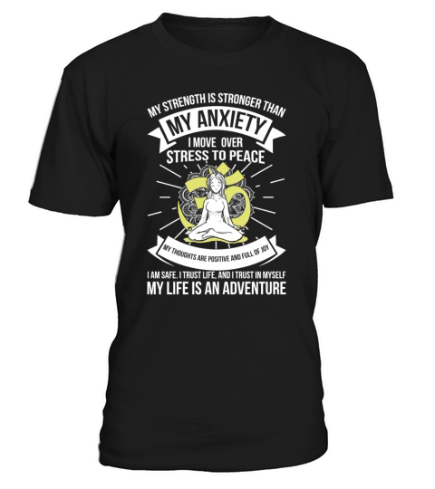 Positive Affirmation Anxiety Relief Buddha Mantra T-Shirt Unisex