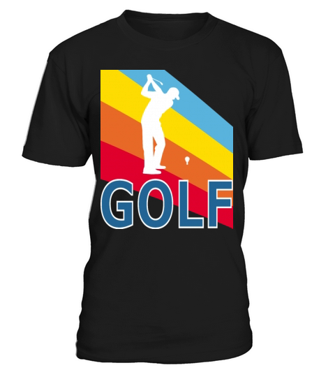 Retro Vintage Style Golf Player Sports Game T-Shirt Unisex