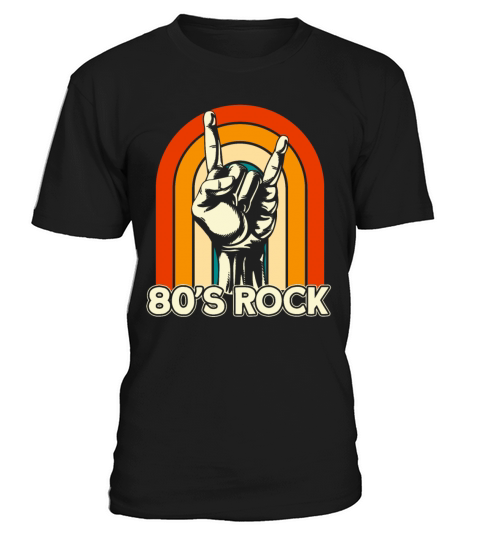 Vintage Retro 80s Rock French Fries Fork T-Shirt Unisex