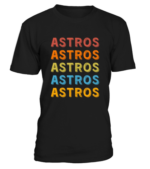 Vintage Retro Astros Name Personalized Gifts Men T-Shirt Unisex