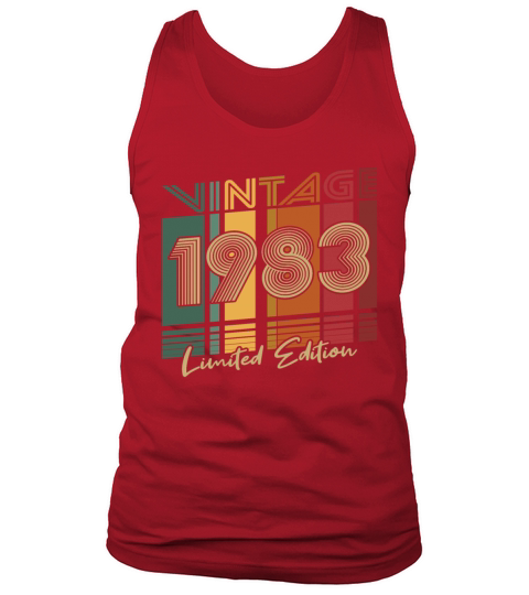 40th birthday vintage 1983 limited edition Tank Top Unisex