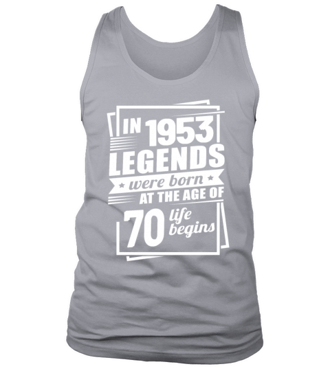 70th Birthday Gift Ideas Vintage 1953 Sayings Tank Top Unisex