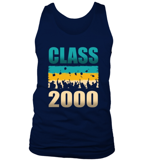 Class 2000 Decade 2000s Era Millenium Vintage Tank Top Unisex