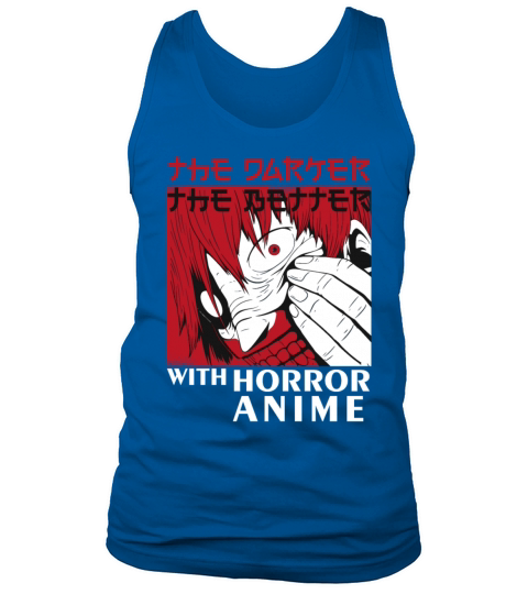 Creepy Demonic Face Horror Anime Fantasy Gothic Tank Top Unisex