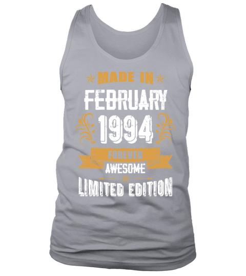 February 1994 Vintage Birthday Present Tank Top Unisex
