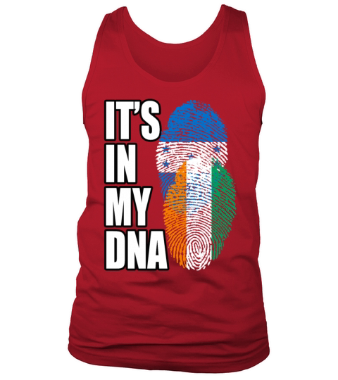 Ivorian And Honduran Mix Heritage DNA Flag Tank Top Unisex
