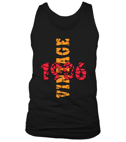 Retro Birthday Year Vintage 1986 Tank Top Unisex