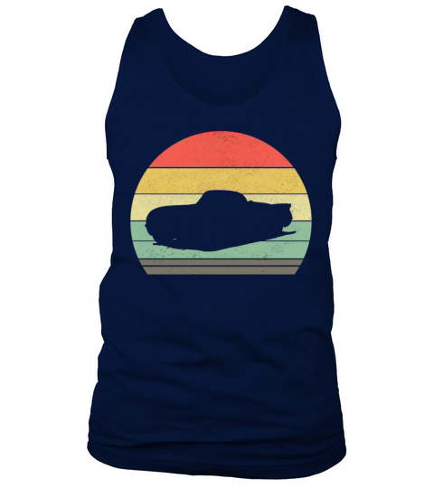 Retro Sportscar Car Vintage Sunset Musclecar Gift Tank Top Unisex