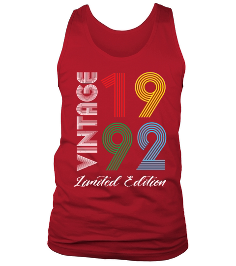 Vintage 1992 Vintage Birthday Retro Vintage Tank Top Unisex