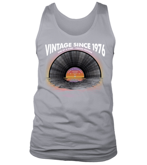 Vintage since 1976 Retro Disco Music Vintage Tank Top Unisex