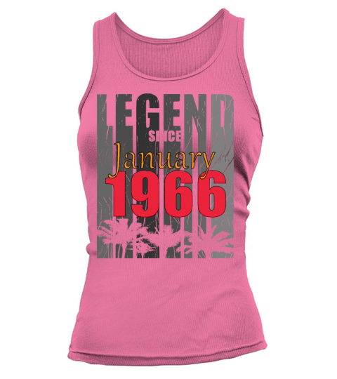 1966 January vintage birthday Tank top Woman