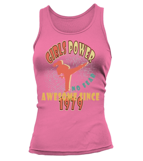 1979 vinatge Girls Power Birthday Tank top Woman