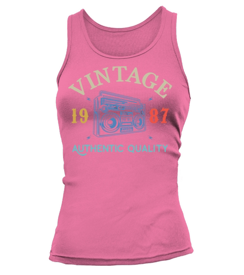 33 Years Old 1987 Vintage 33Rd Birthday Anniversar Tank top Woman