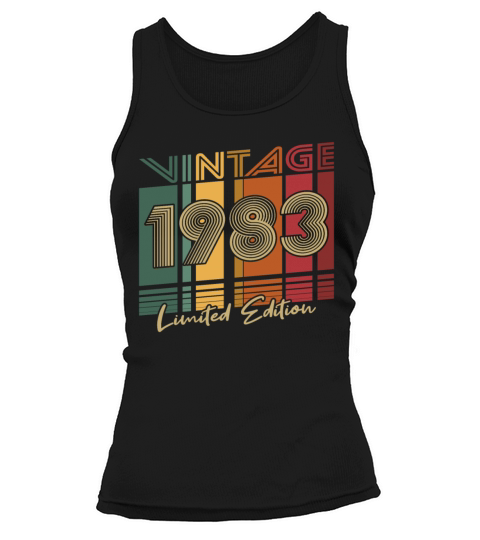 40th birthday vintage 1983 limited edition Tank top Woman