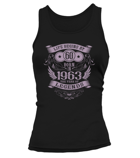 60th Birthday Gifts Vintage 1963 Vintage Sayings Tank top Woman