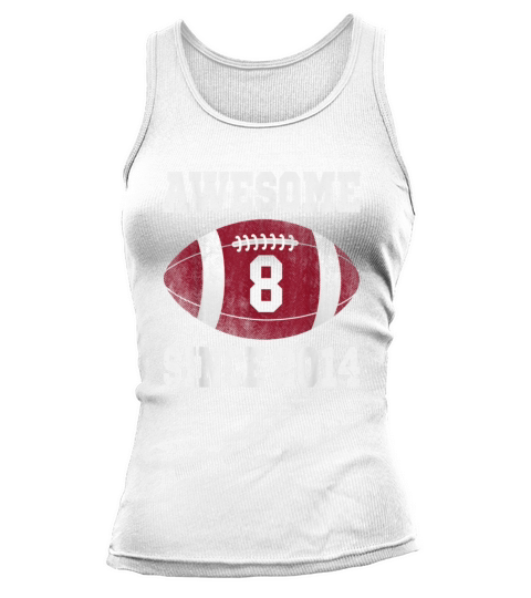 8th Birthday Football Player 8 Years Old Tank top Woman