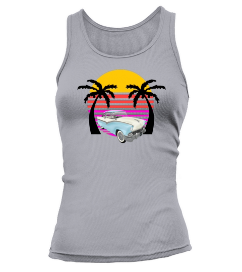 Cadillac car retro design Tank top Woman