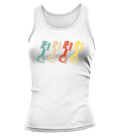 Car Mechanic Vintage Auto Engineering Engine Tank top Woman