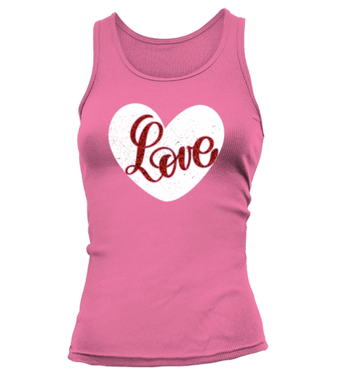 Cute Valentines Day Love Heart Tank top Woman