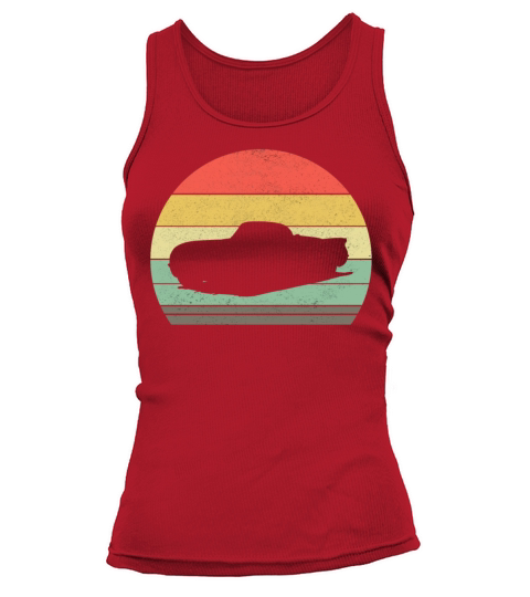 Retro Sportscar Car Vintage Sunset Musclecar Gift Tank top Woman