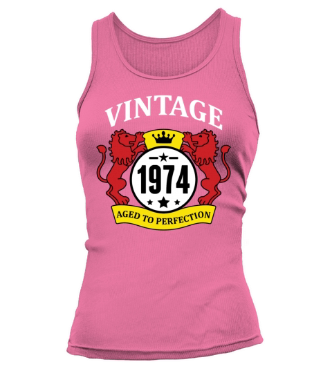 Vintage 1974 Aged to Perfection Tank top Woman