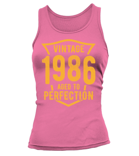 Vintage 1986 Aged To Perfection 38th Birthday Tank top Woman