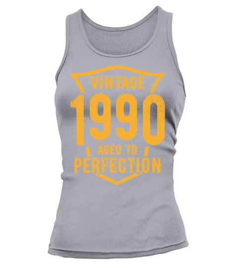 Vintage 1990 Aged To Perfection 30th Birthday Tank top Woman