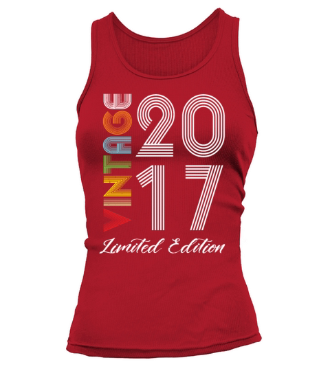 Vintage 2017 Vintage Birthday Retro Vintage Tank top Woman