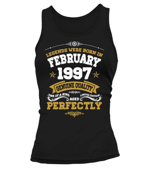 Vintage Aged To Perfection Ferbuary 1997 Tank top Woman
